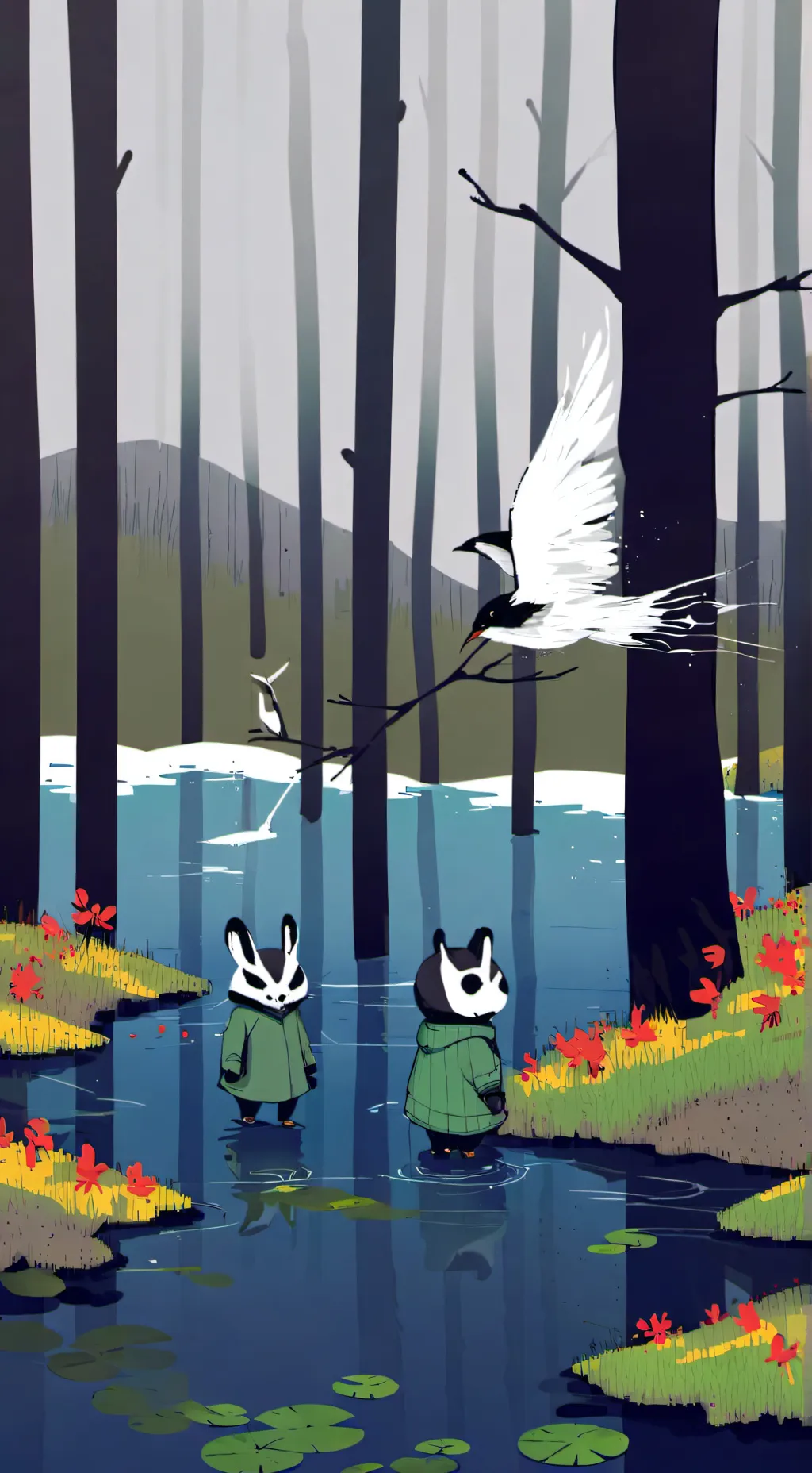 ai character: animal crosing background