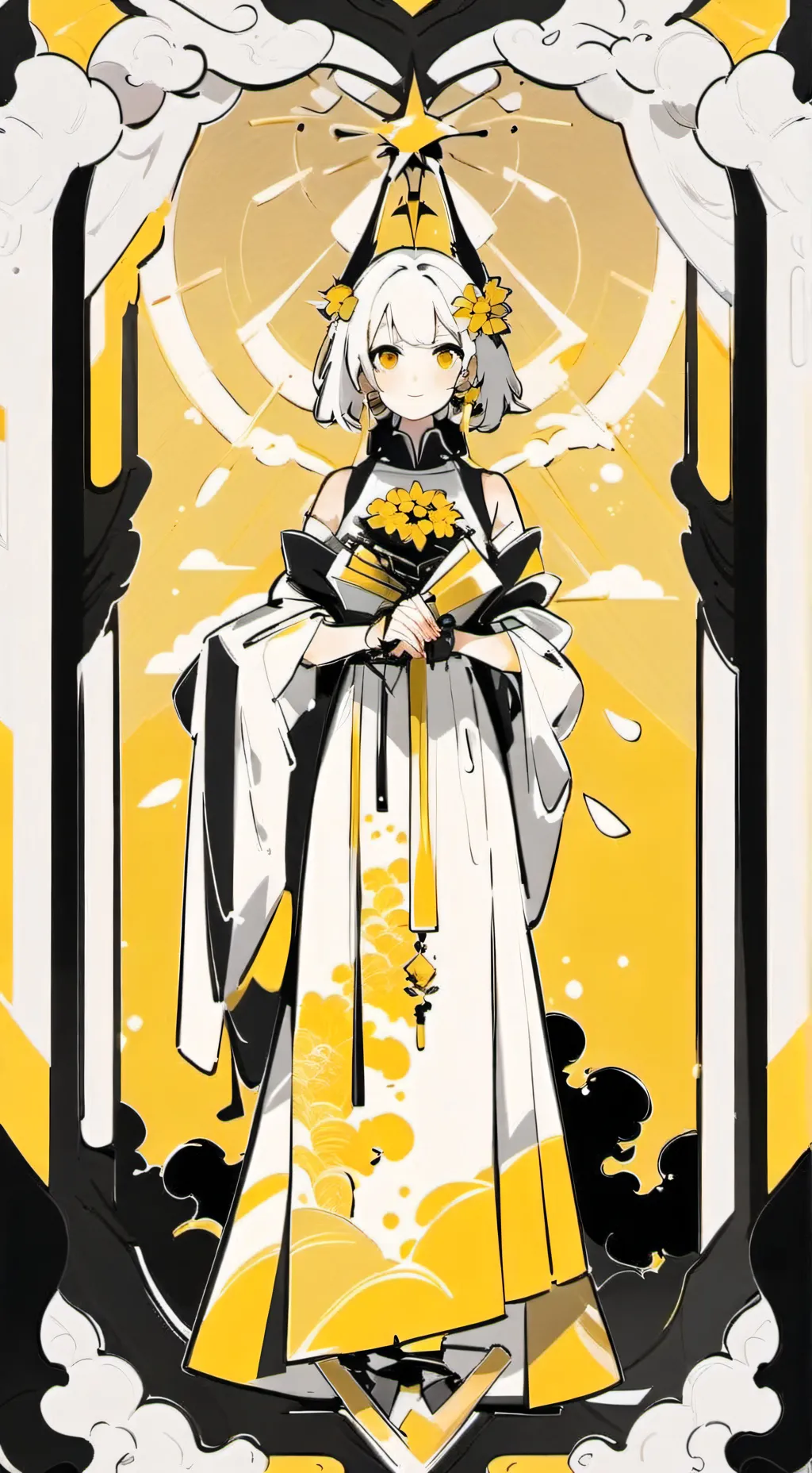 ai character: Lili x noobie 2 🩷💛 background