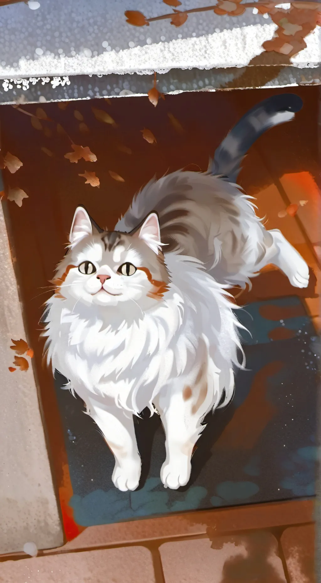 ai character: cat background