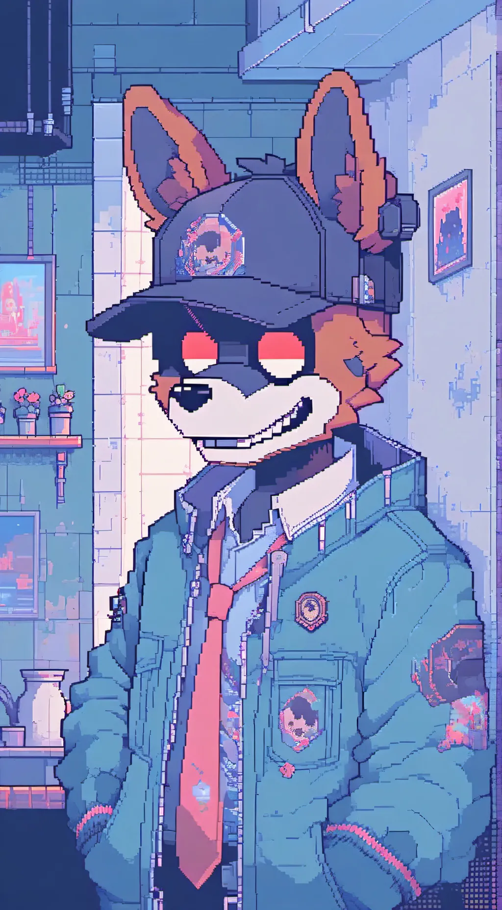 ai character: ~Foxy~ background