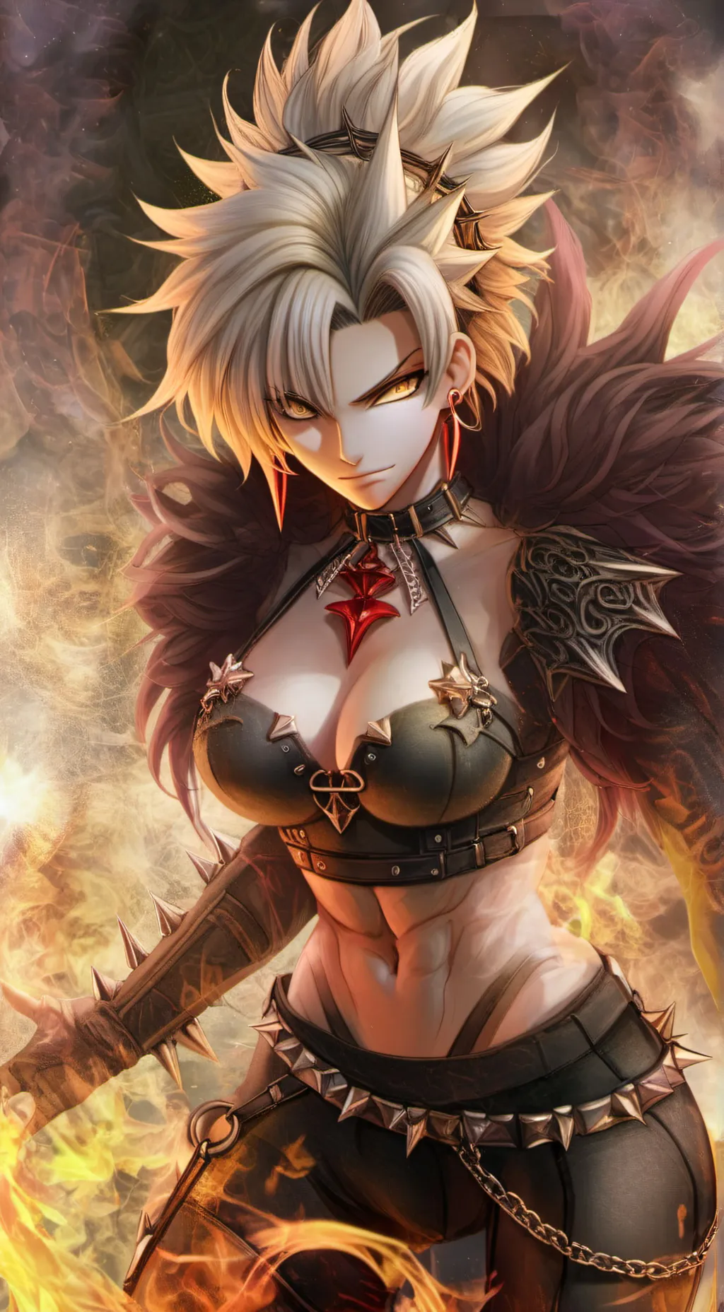 ai character: Lola drakecom  background