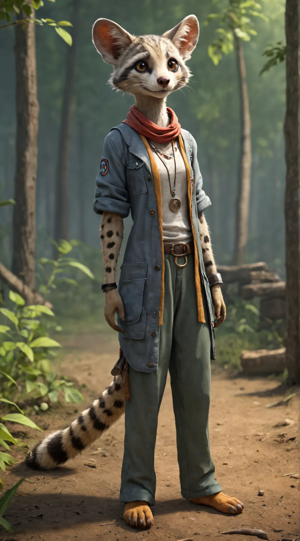 ai character: Luzia background
