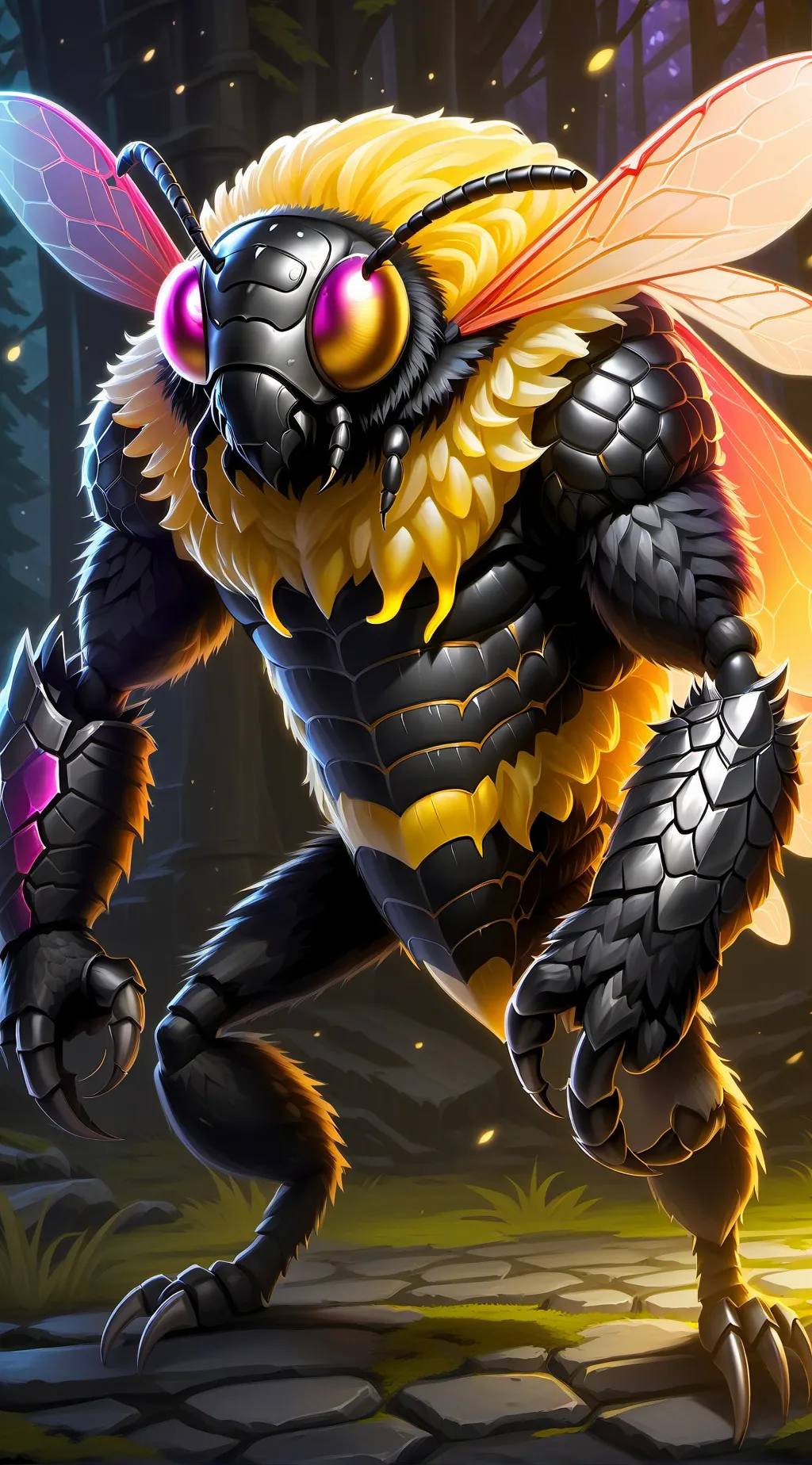ai character: Queen Venomari background