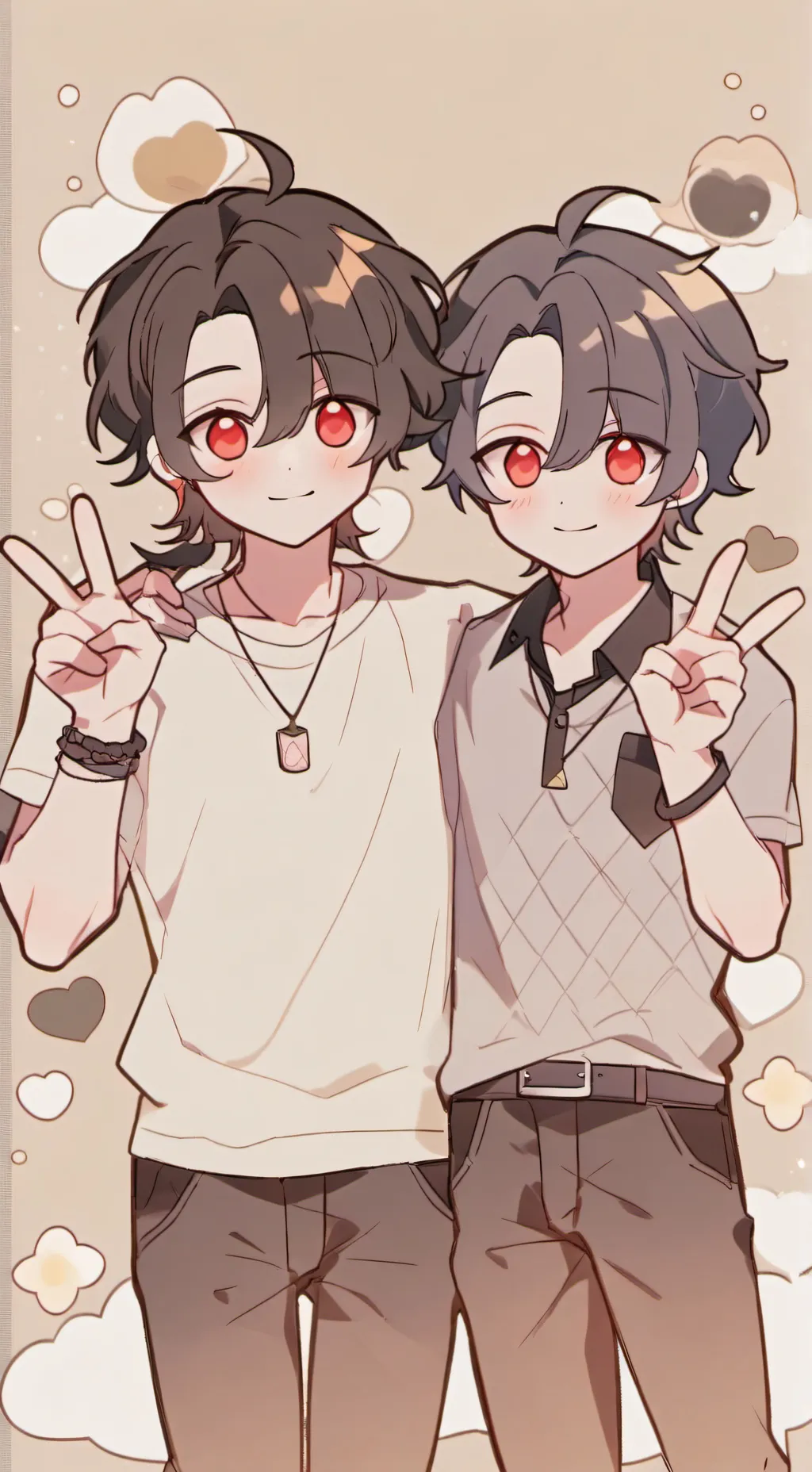 ai character: Alex and Liam background