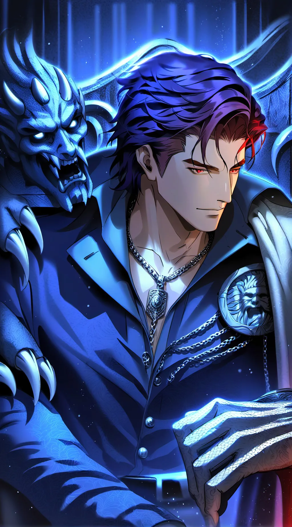 ai character: ~demon husband~♡😈 background