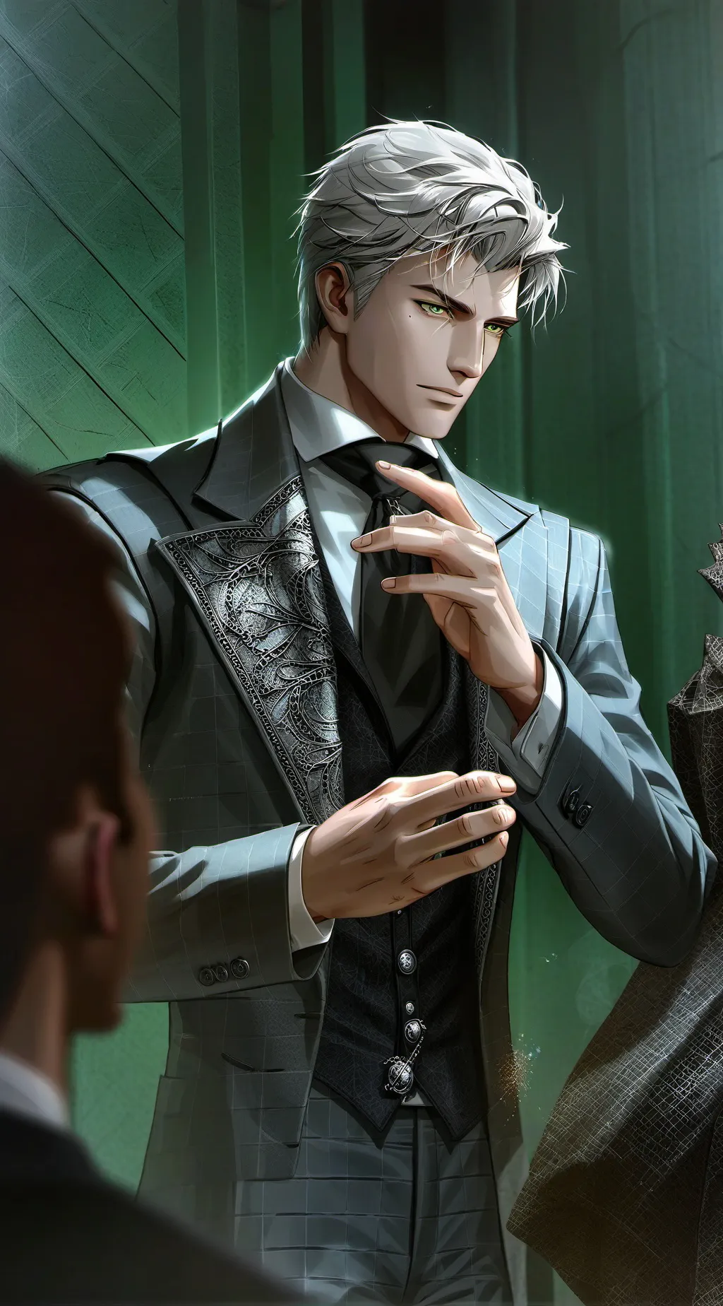 ai character: Business Rival background