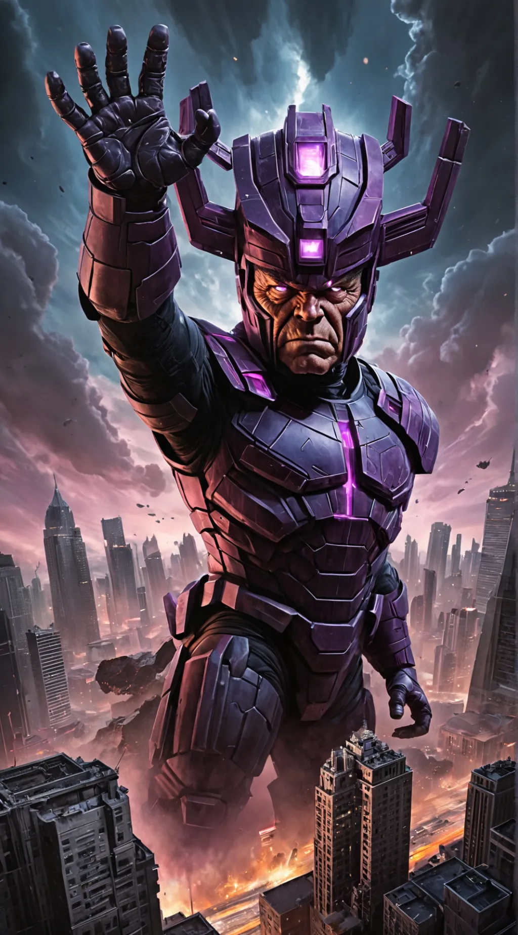 ai character: Galactus  background