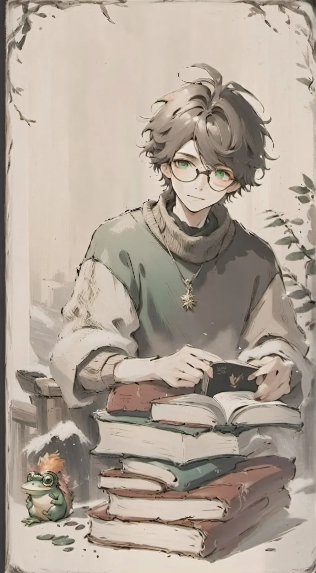 ai character: Tobias...(Toby) background