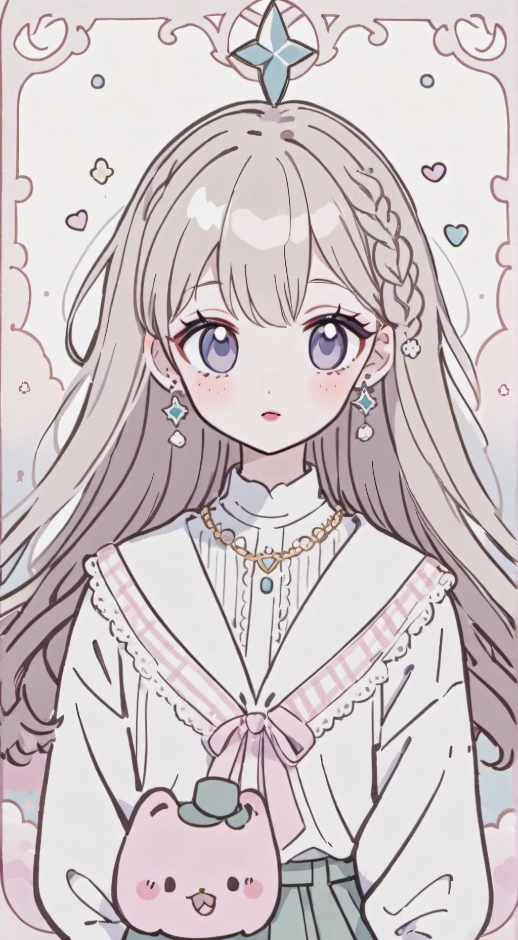 ai character: love n breaklove background