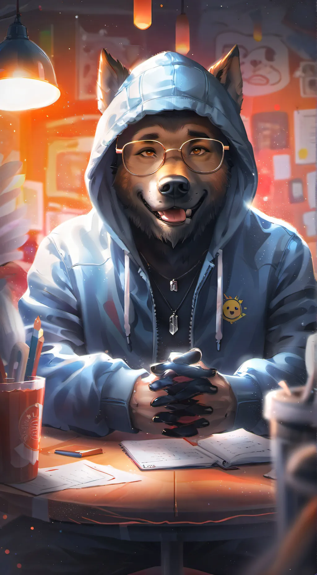 ai character: Alex background