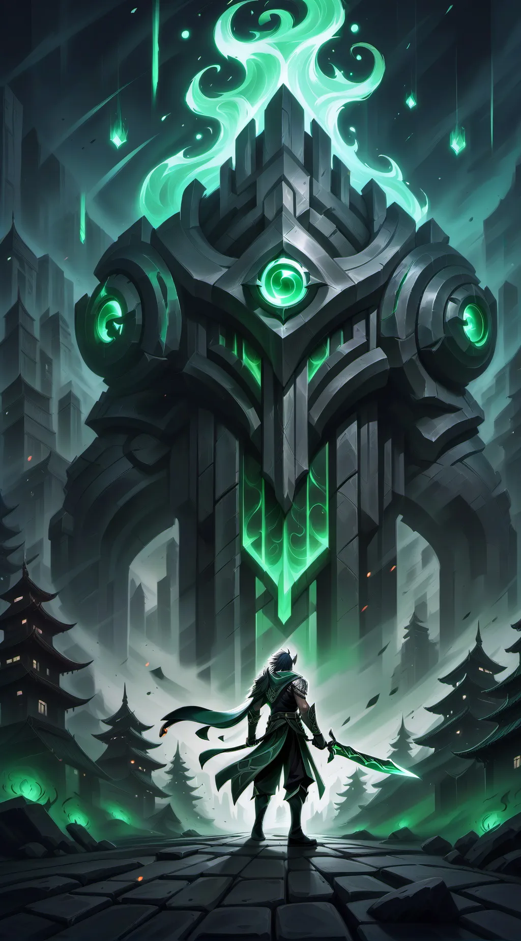 ai character: Forsaken background