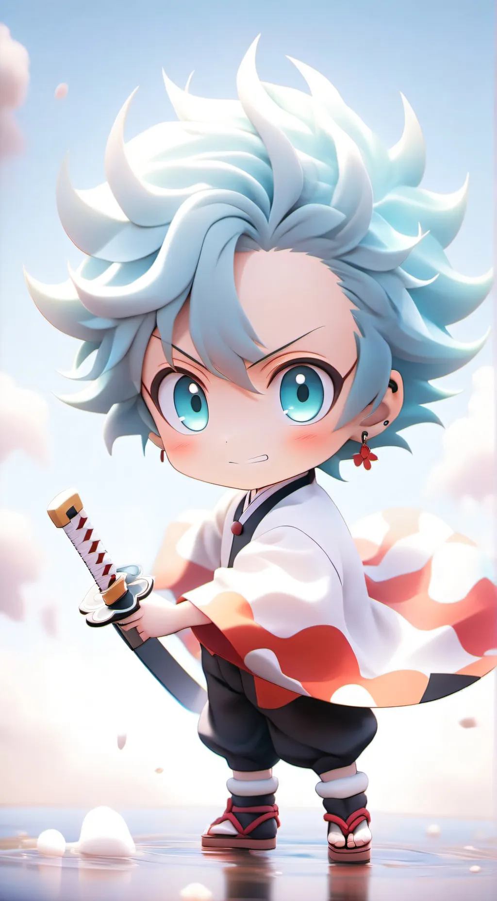 ai character: Tanjiro Kamado background