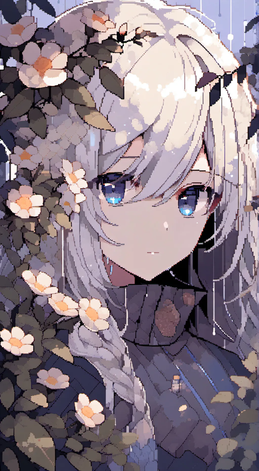 ai character: Elia (my oc)  background