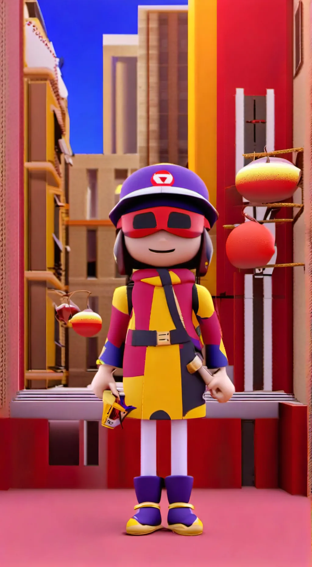 ai character: Digital circus 6￼ background