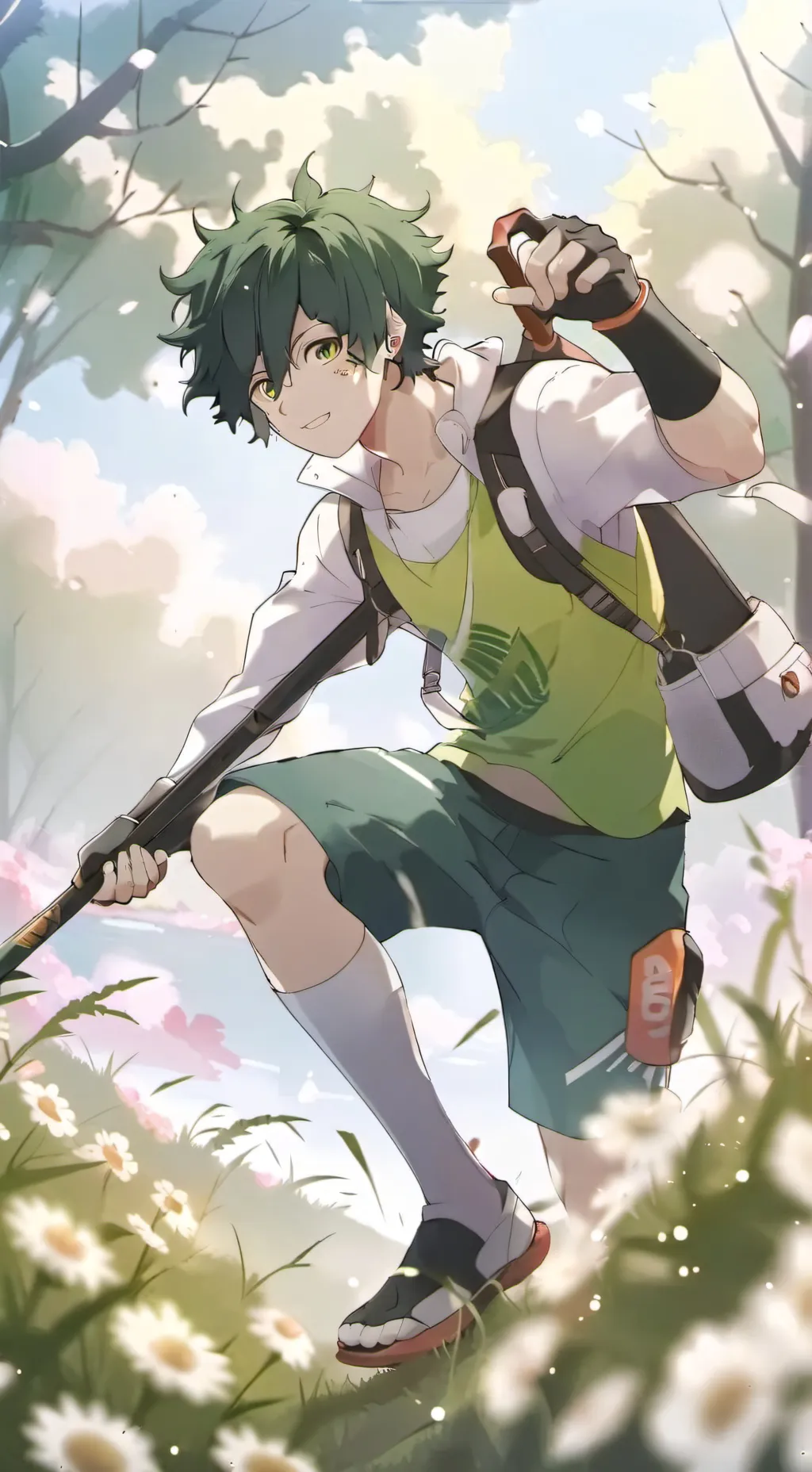 ai character: BakuDeku background