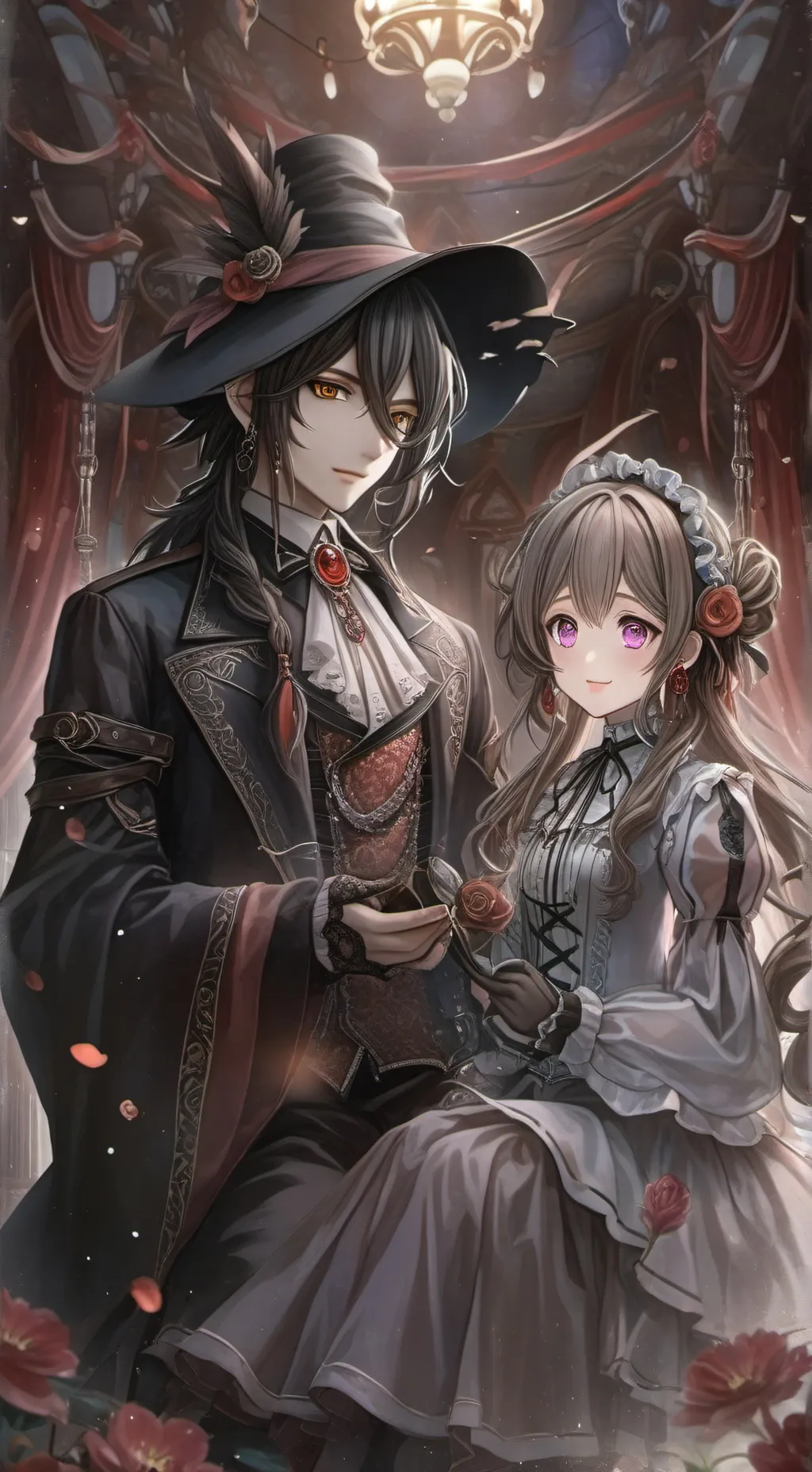 ai character: School magic background