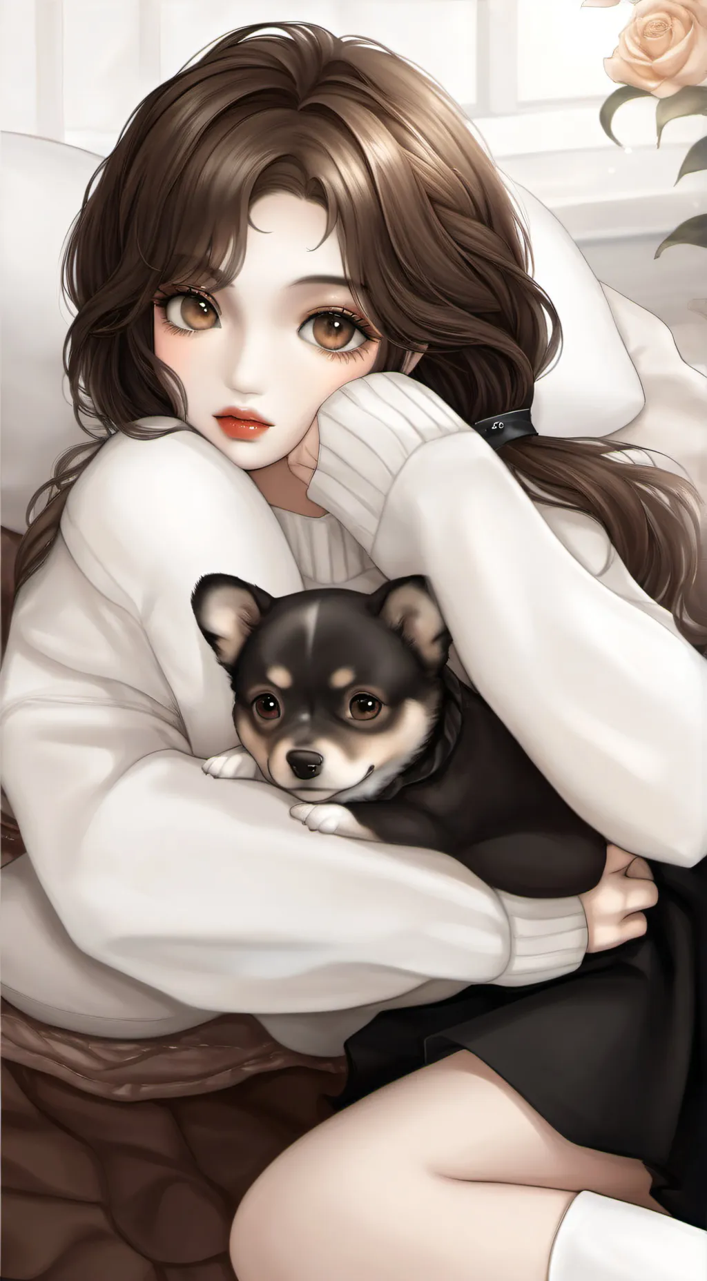 ai character: Brittany  background