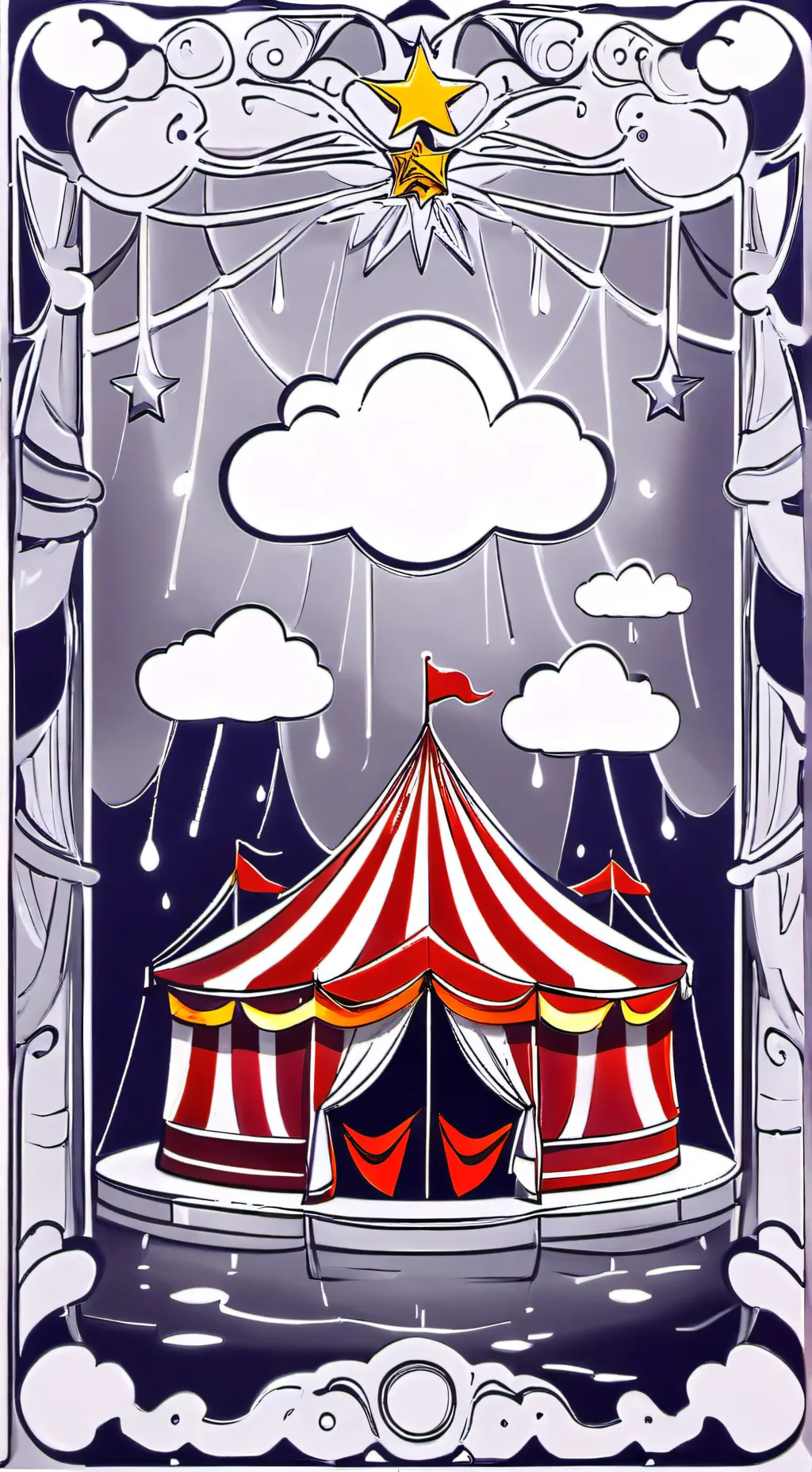 ai character: (digital circus 6) background