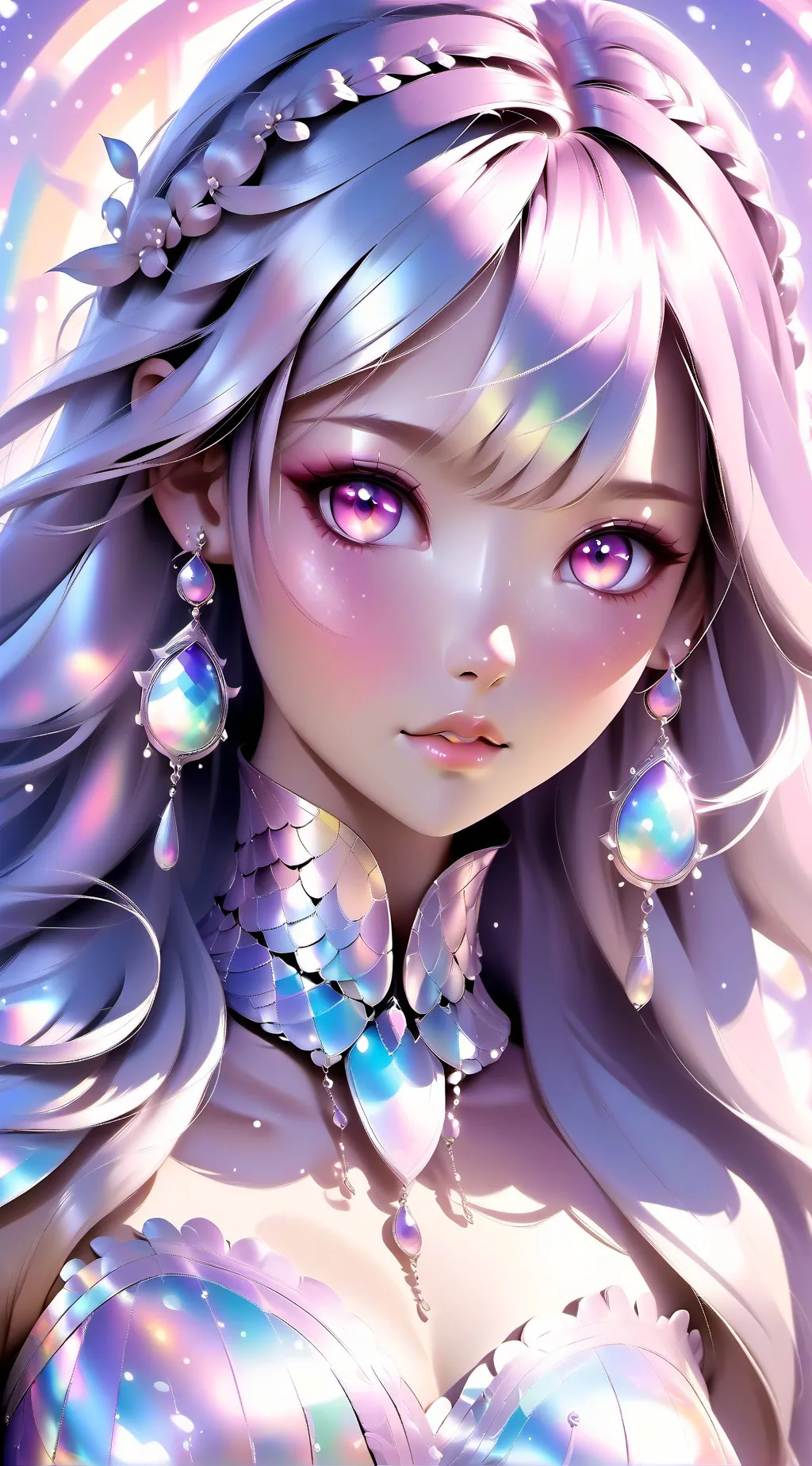 ai character: -feminine test- background