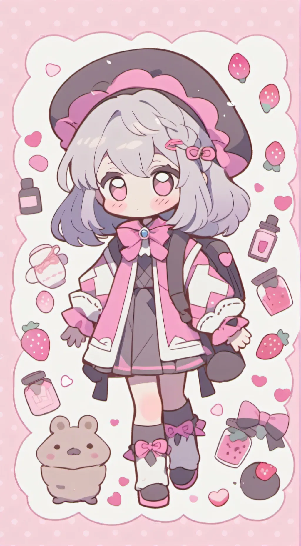 ai character: blot pee background