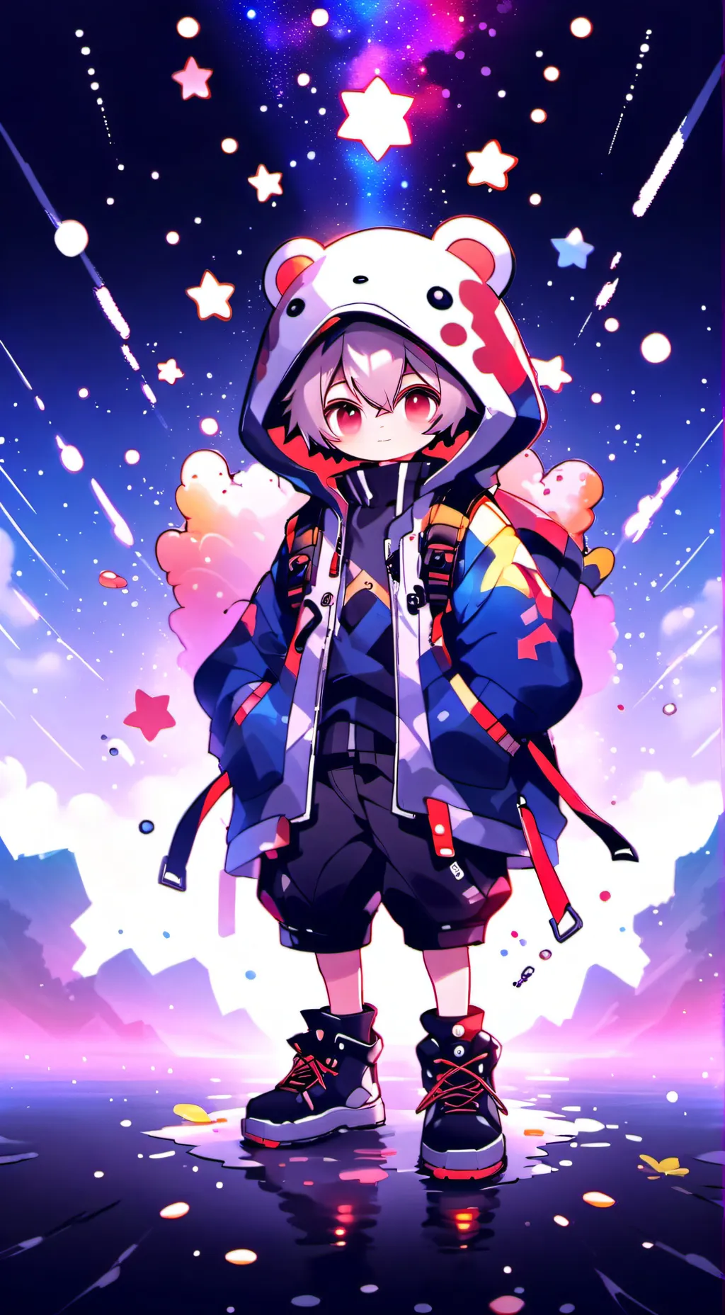 ai character: Karamel Shinbear background