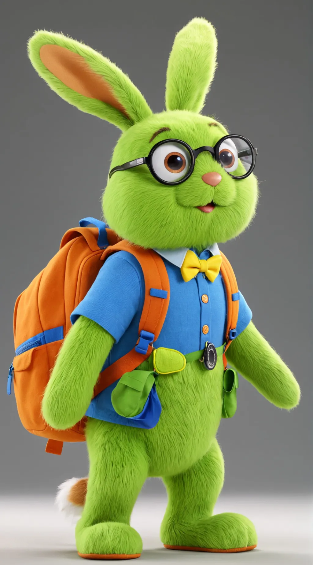 ai character: Smart Rabbit background
