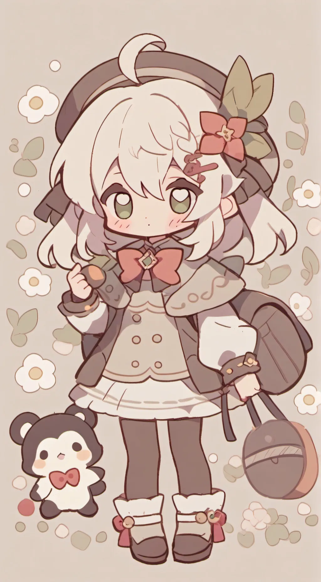 ai character: Bebé abandonada  background