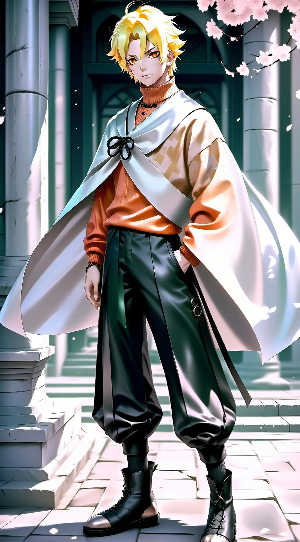 ai character: Naruto uzamaki background