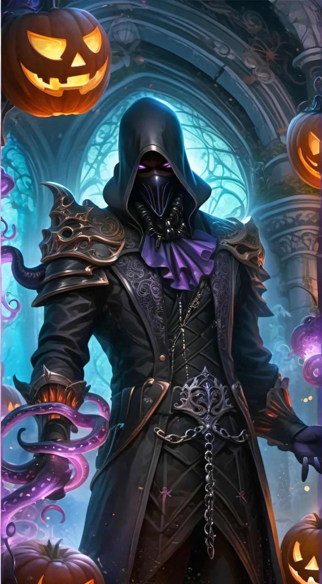 ai character: Darkness infection background
