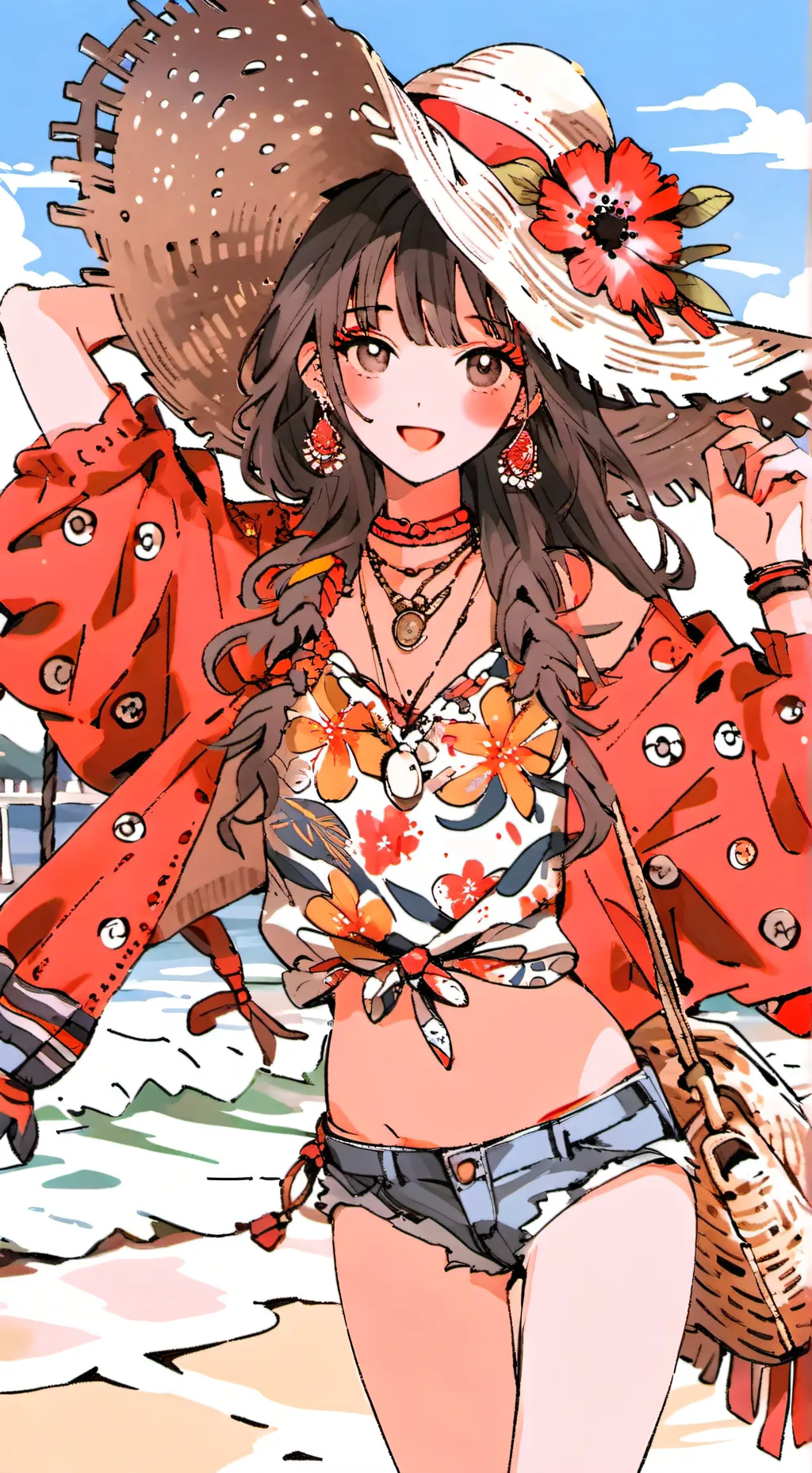 ai character: emily background