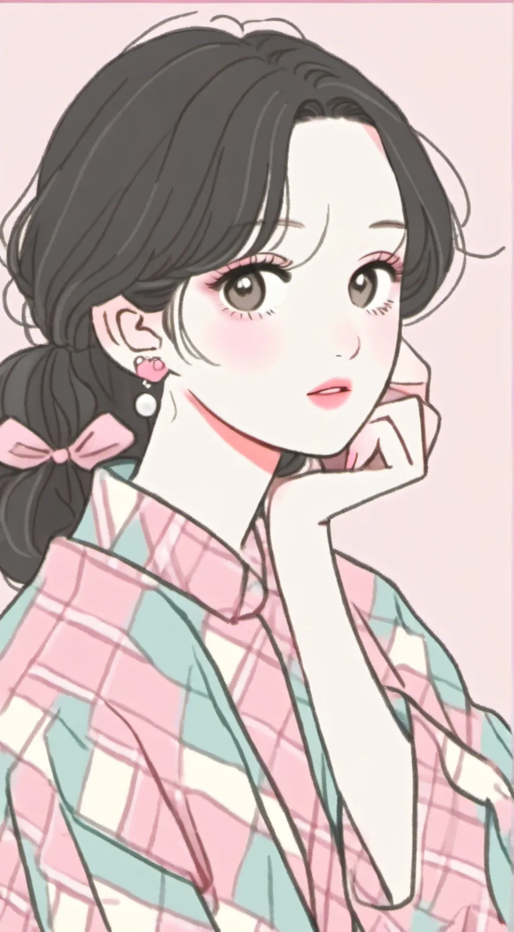 ai character: Audrey  background