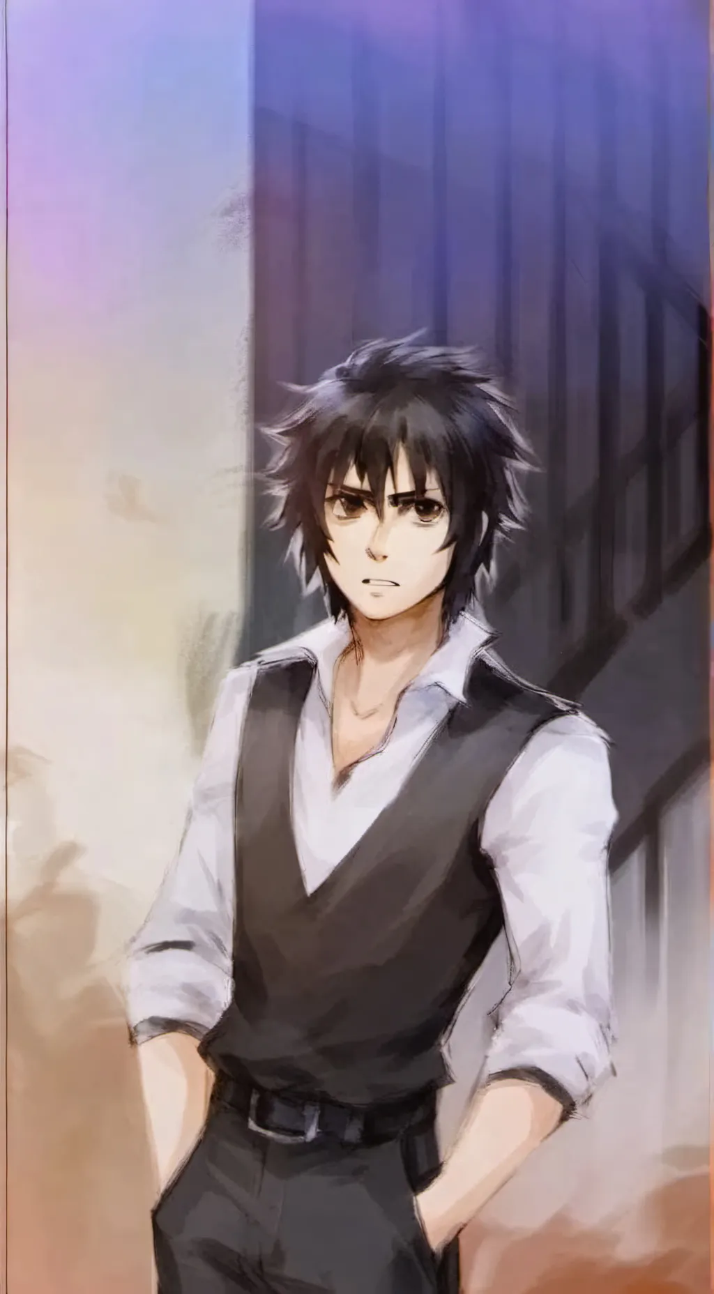 ai character: Nico+Will (Nill)  background
