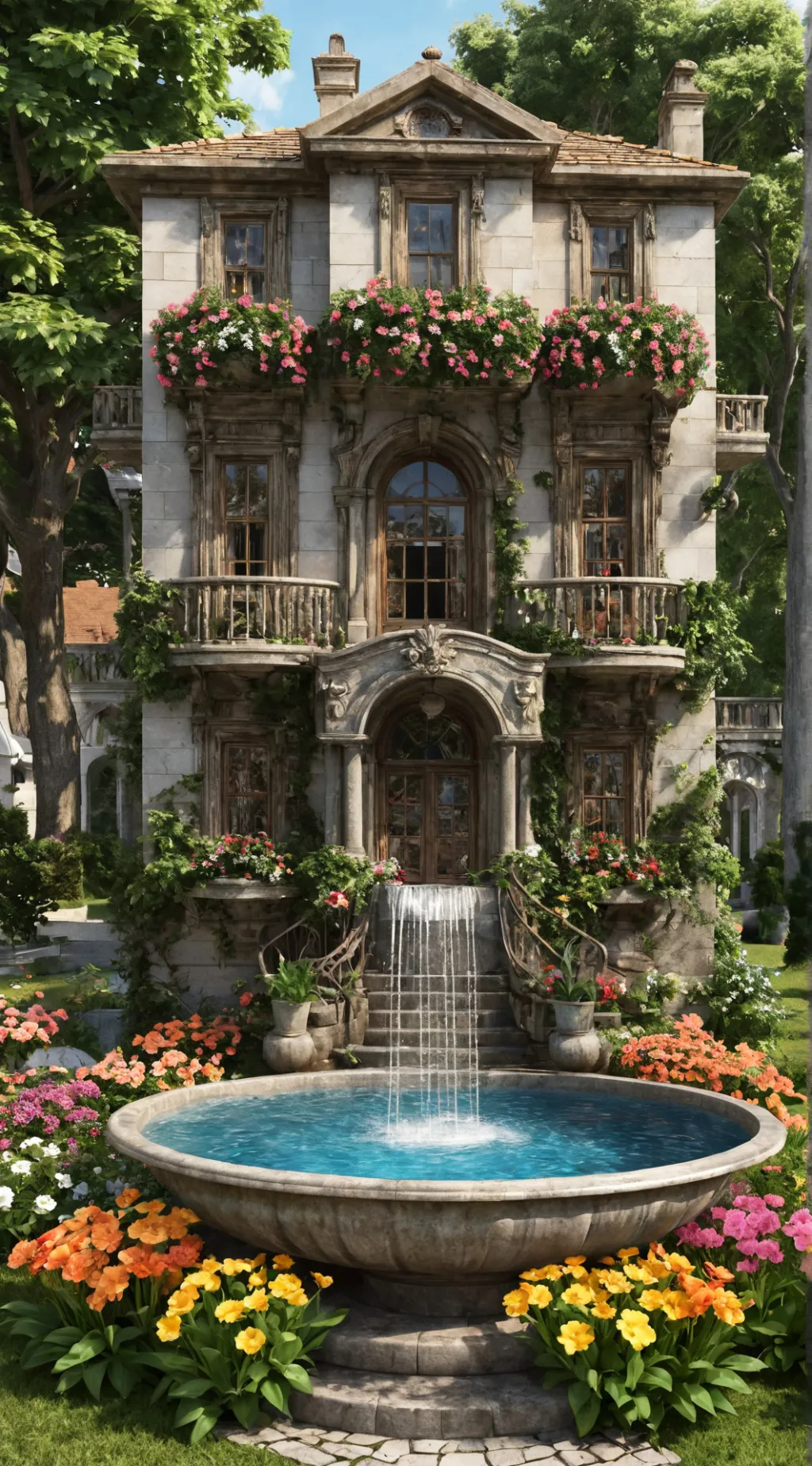 ai character: The flower sisters background