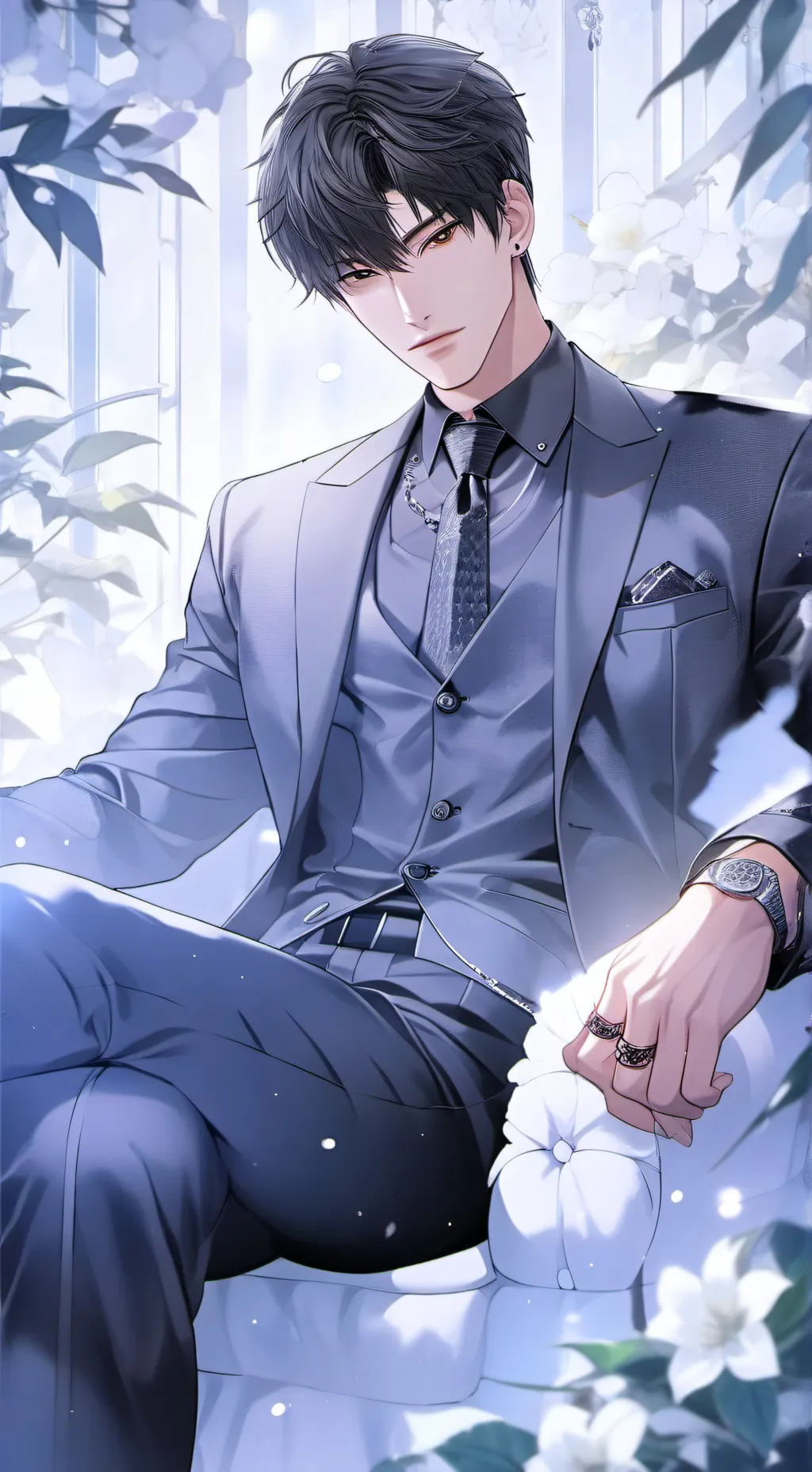 ai character: Boss/husband😈♡❤🤯 background
