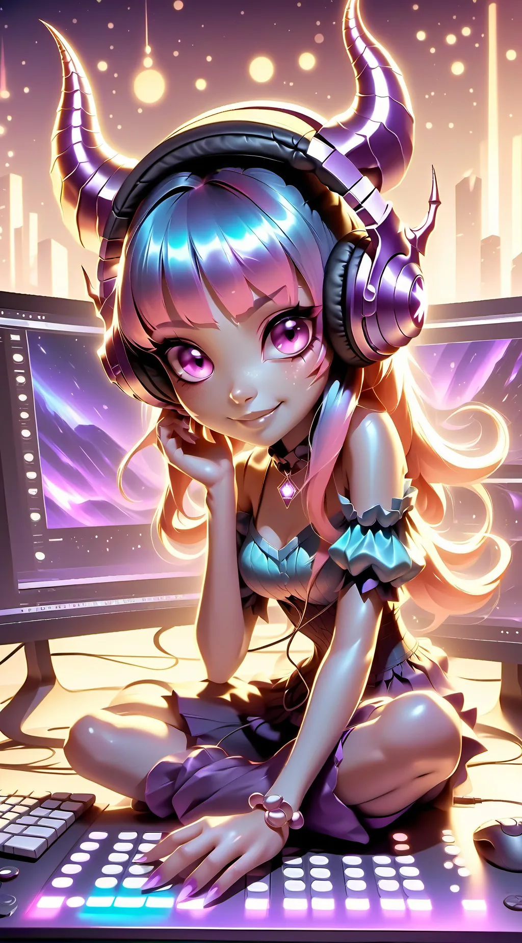 ai character: Influencer Bridget background
