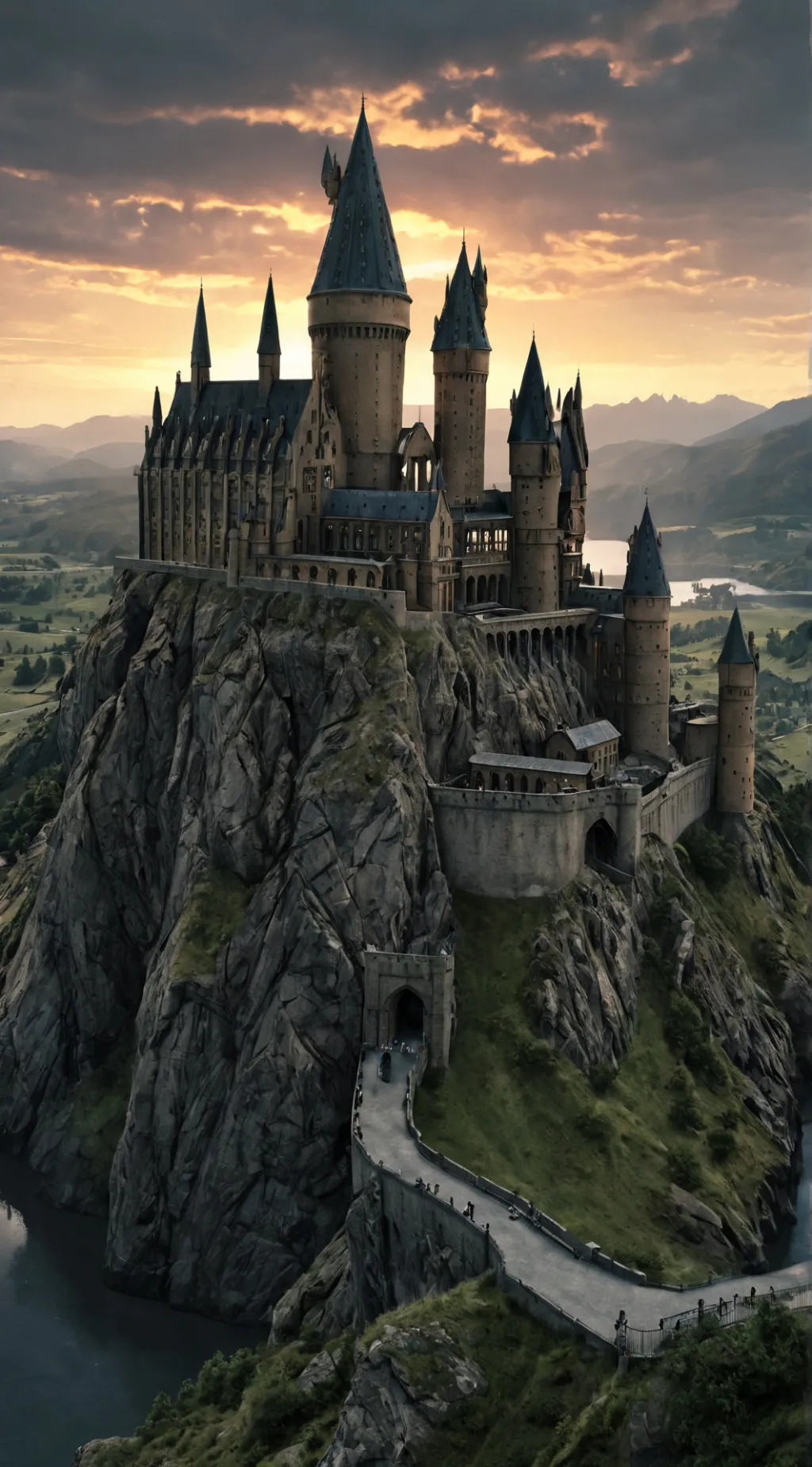 ai character: Hogwarts x 17 background