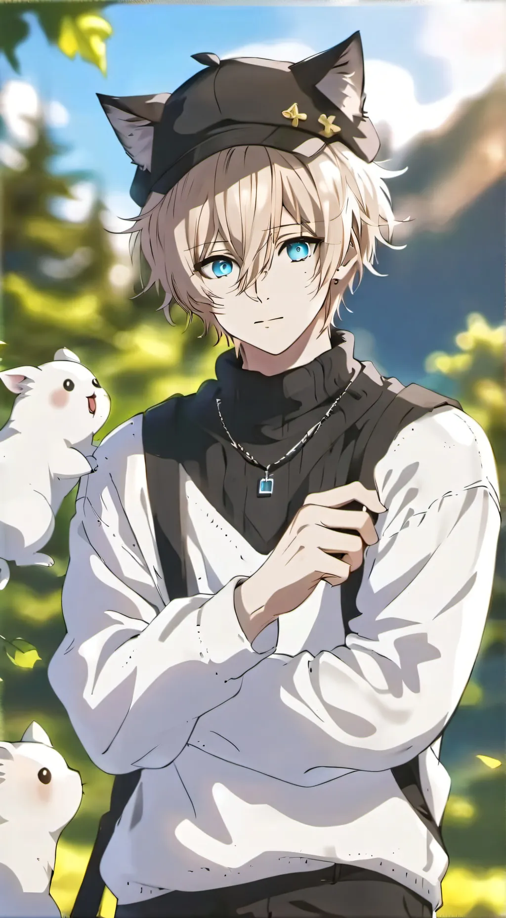 ai character: Akatzuki  background