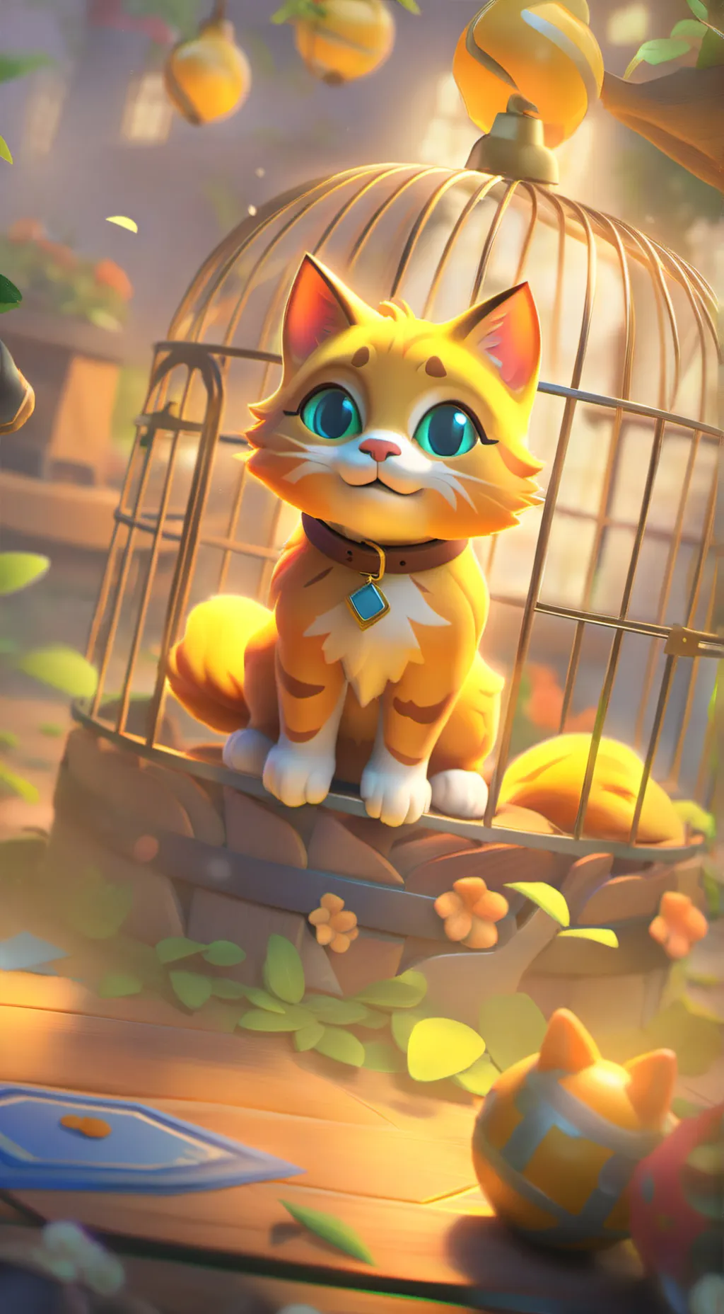 ai character: Cat life background
