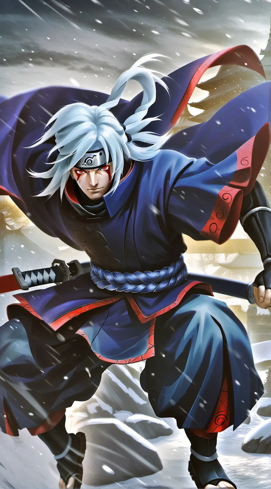 ai character: Madara Uchiha background