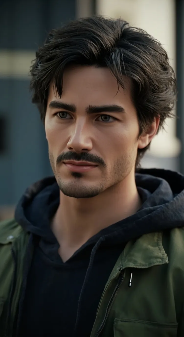 ai character: Warren  background