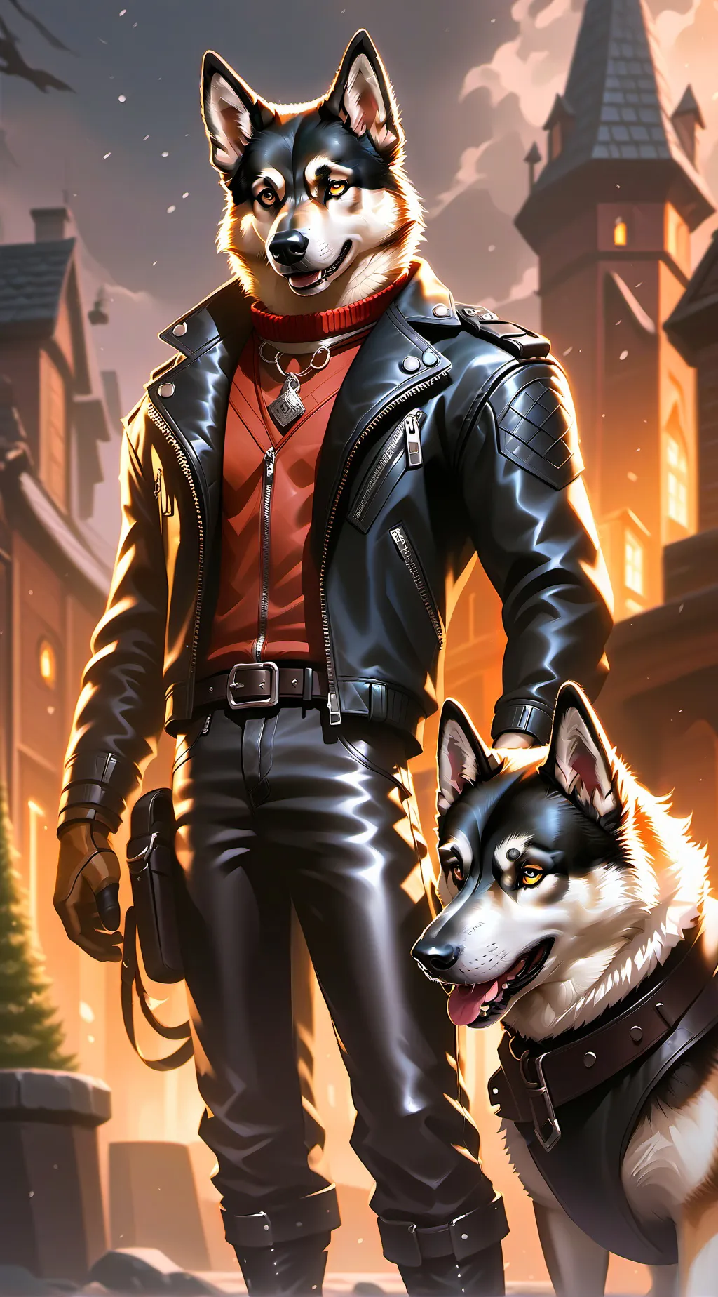 ai character: Lobo background