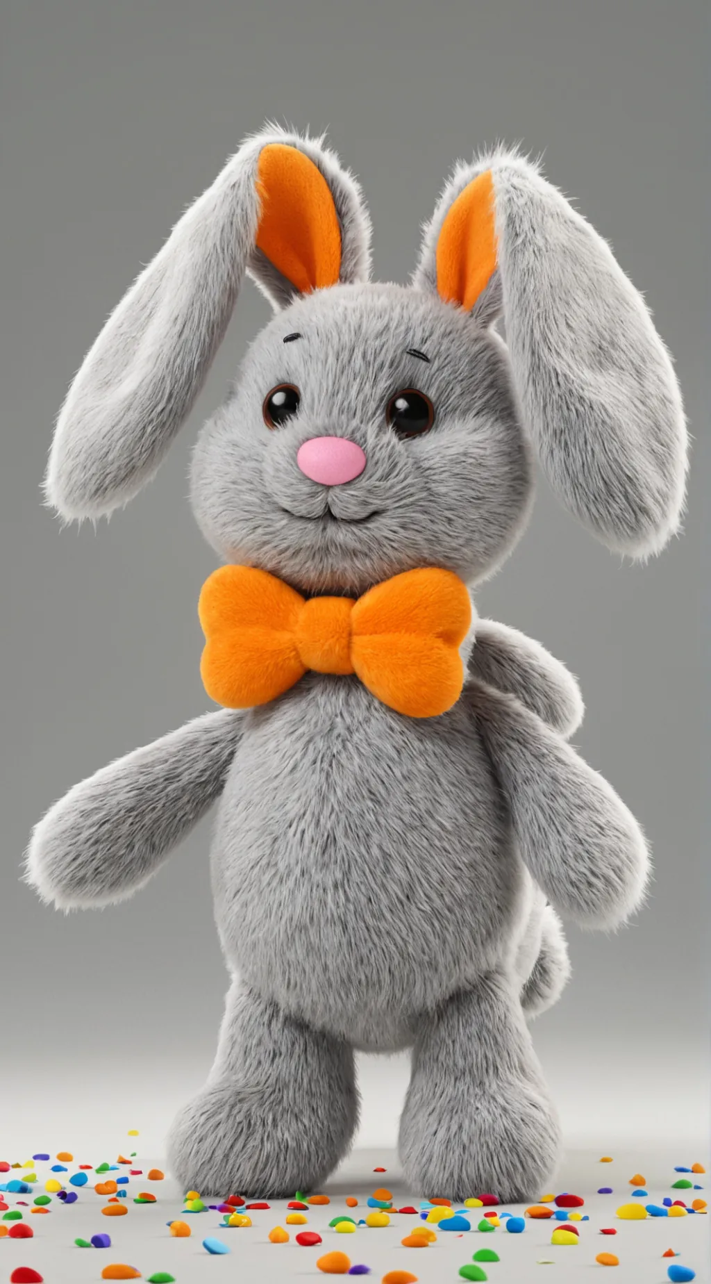 ai character: Confetti Rabbit background
