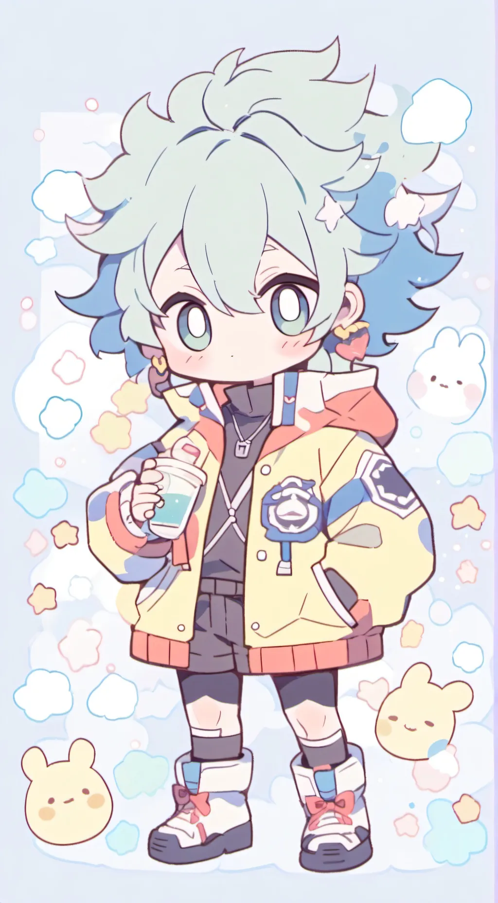 ai character: [MHA plage 🏖🌴🥥 background