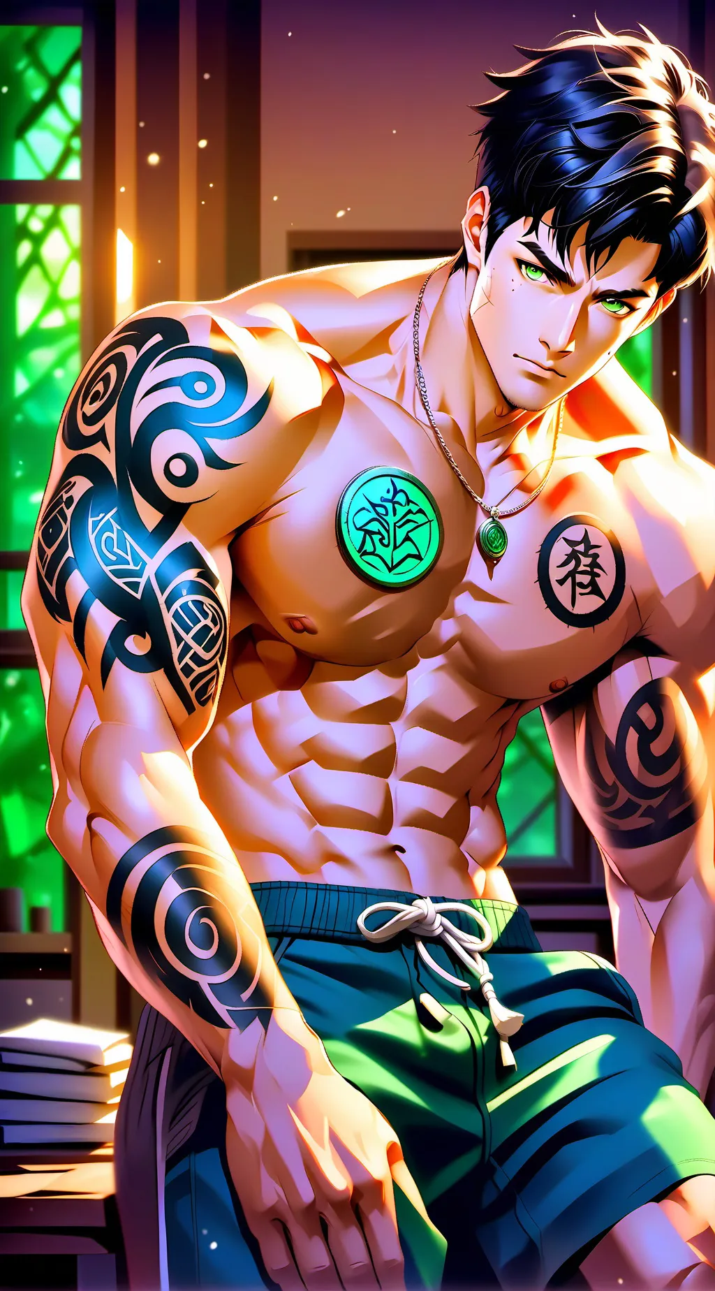 ai character: Nataniel background