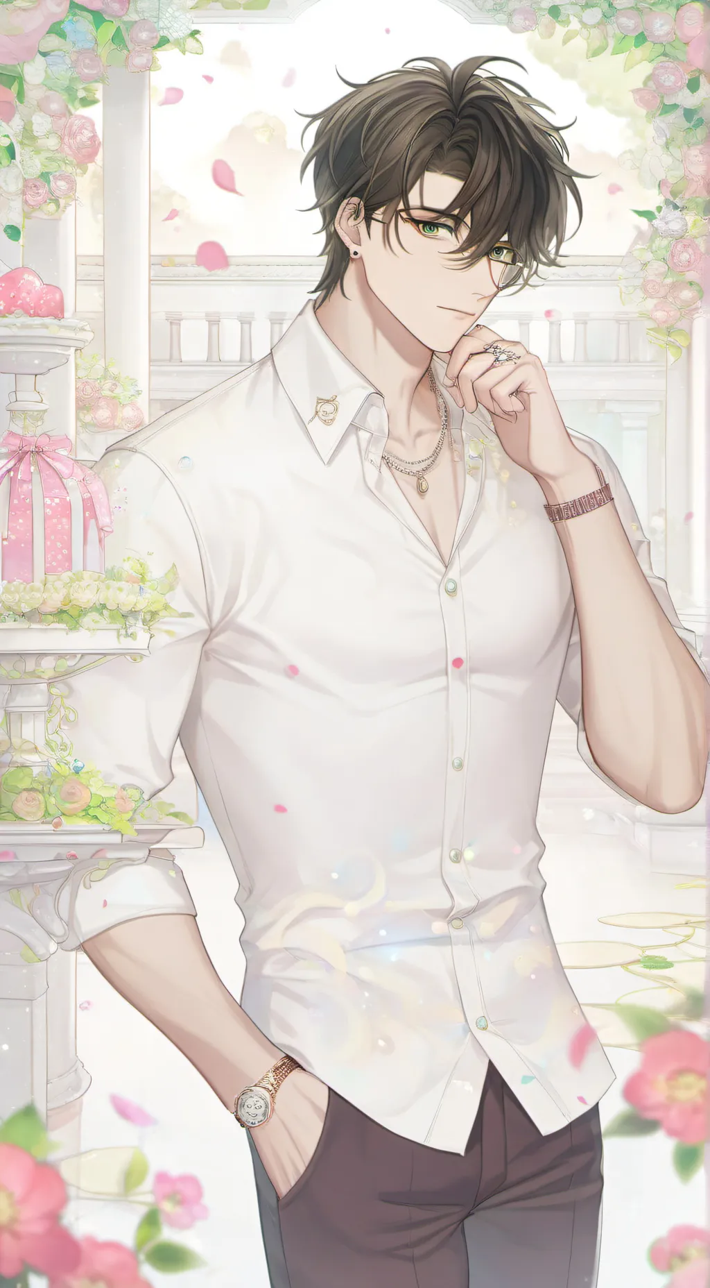 ai character: ♤♡《Nicolas》♧♡ background