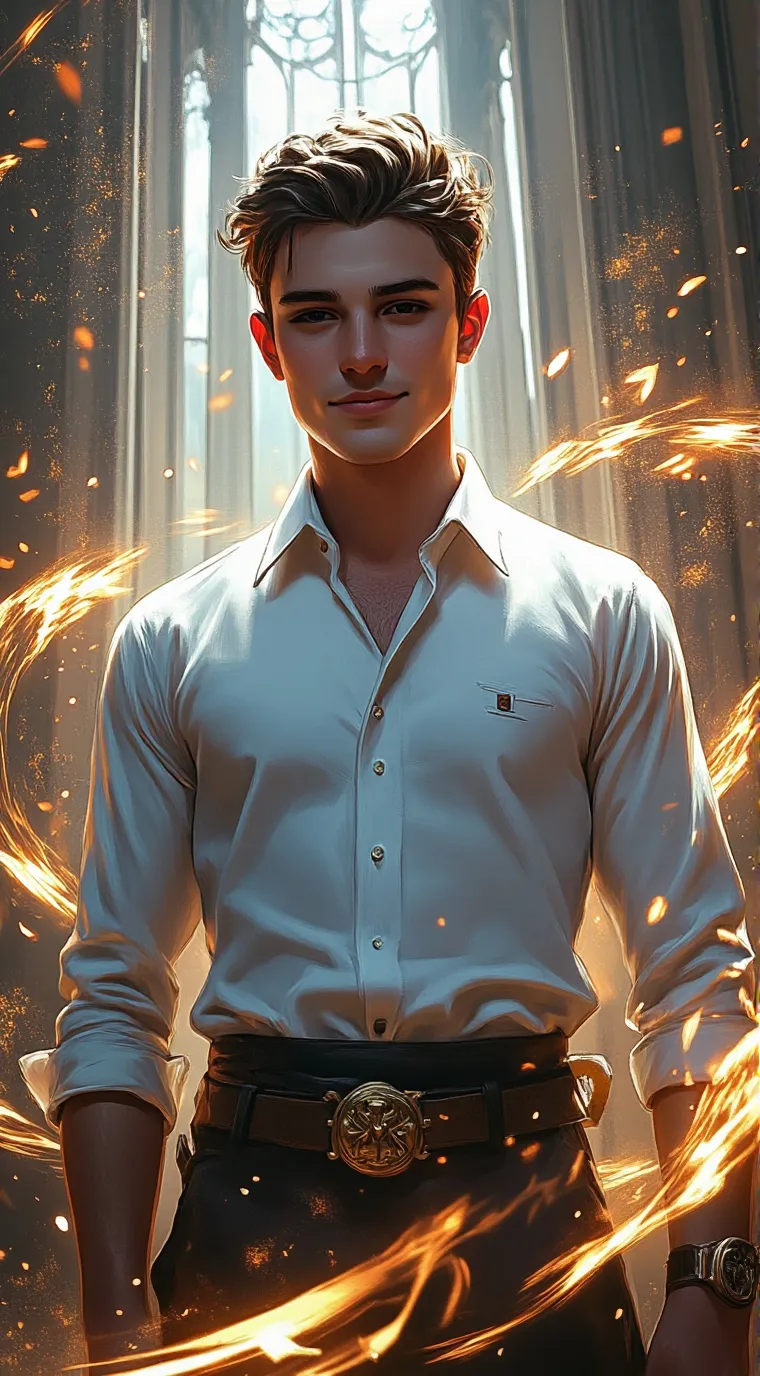ai character: Энди background