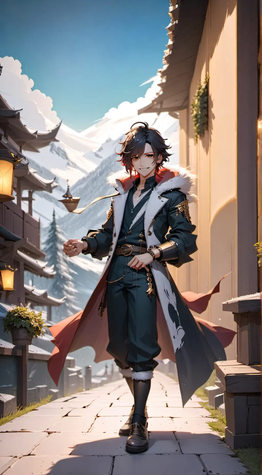 ai character: Damian background