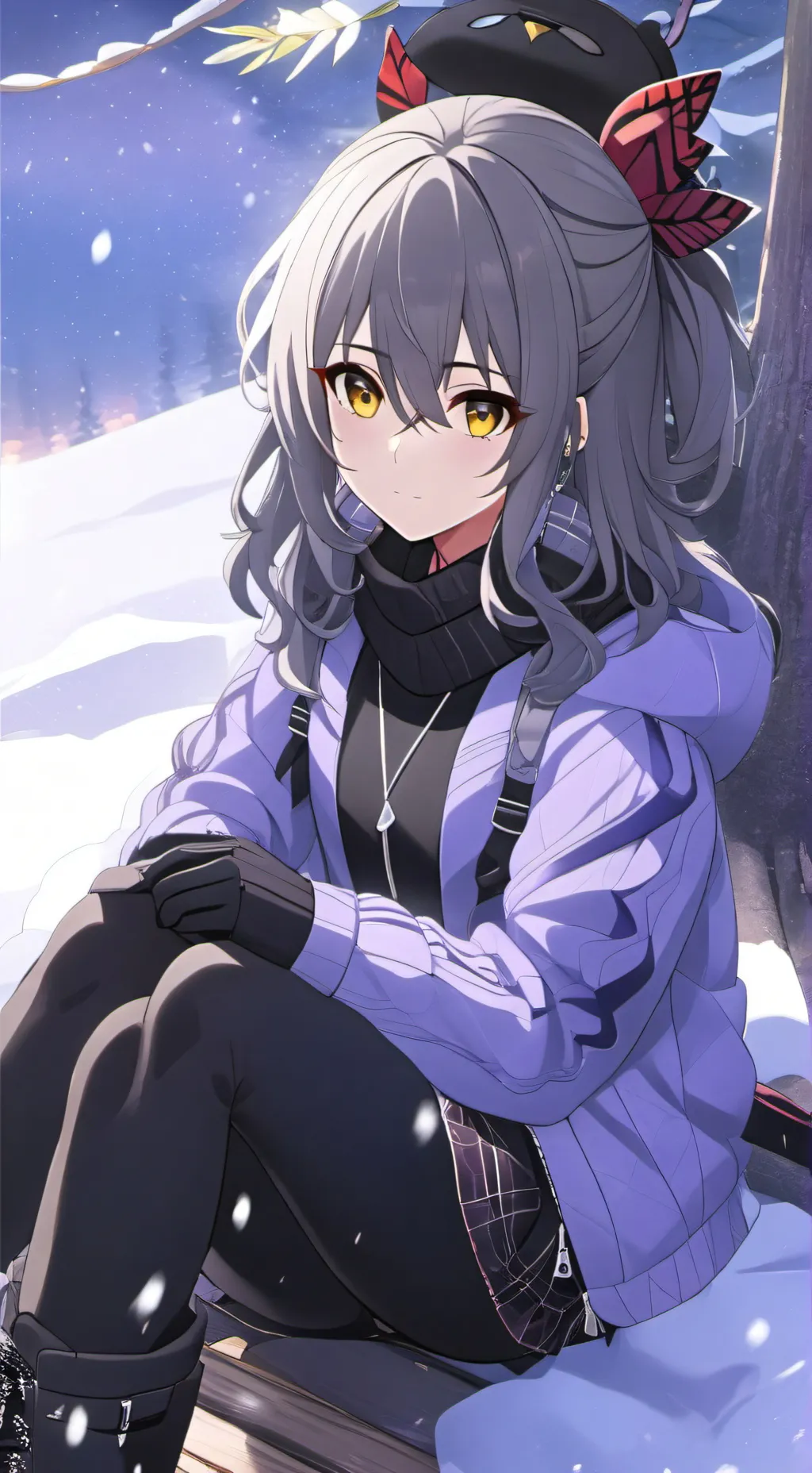 ai character: Luna moon ￼ background