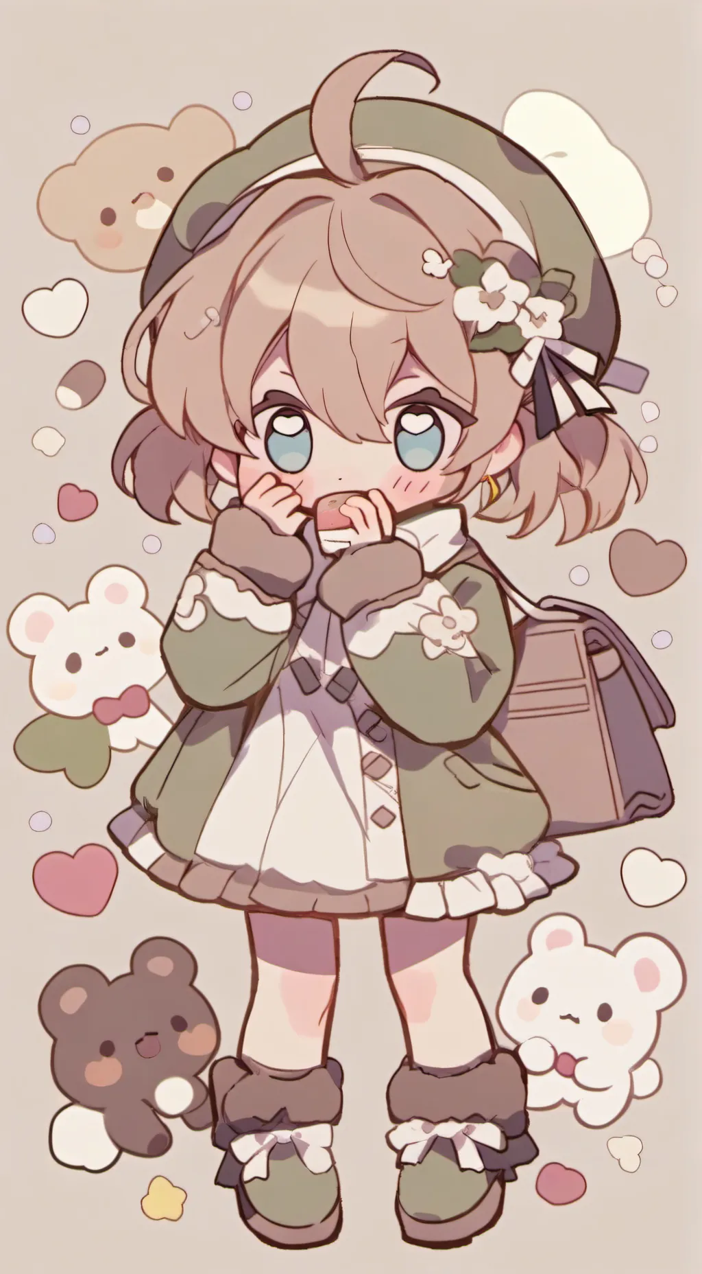 ai character: kini bebe background