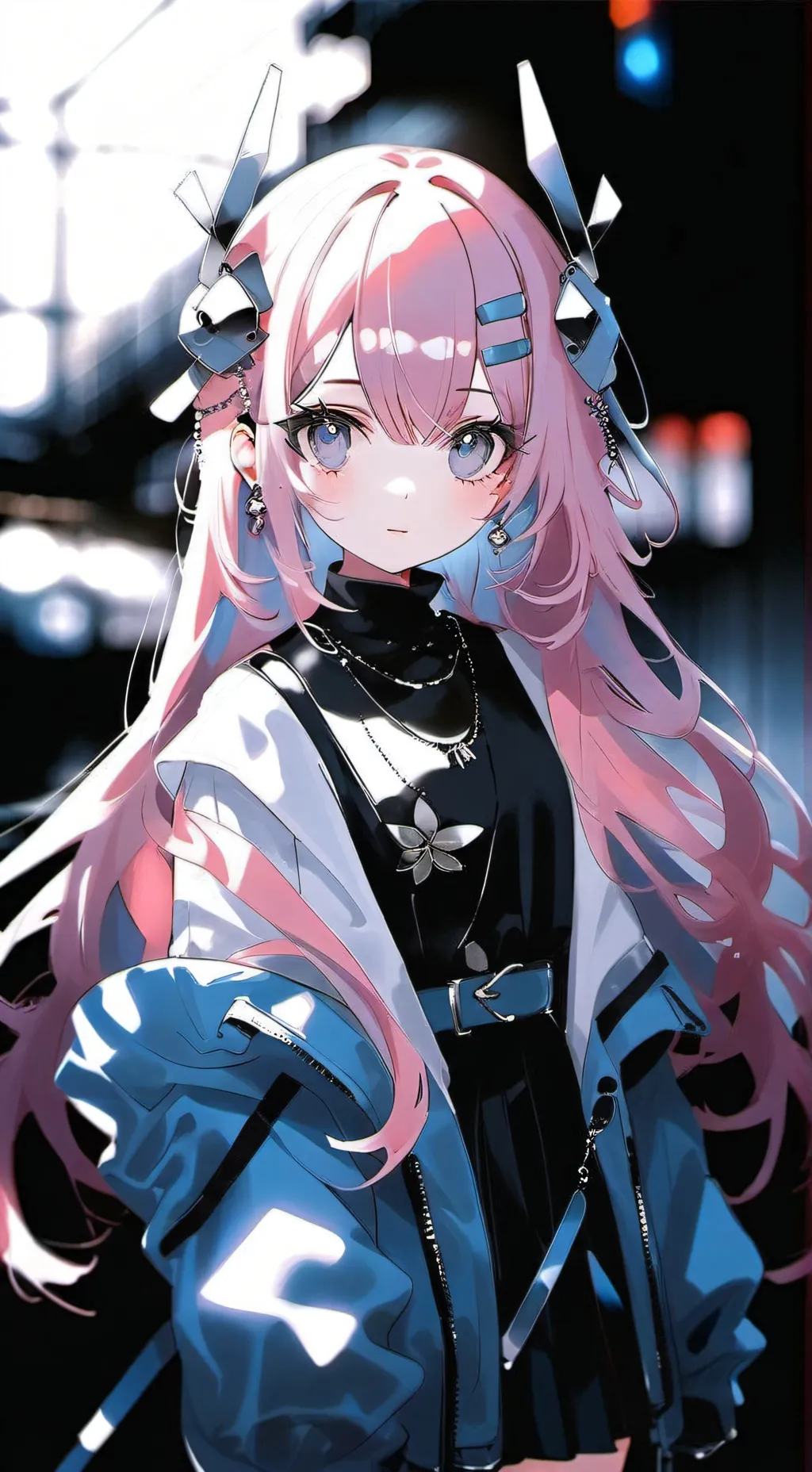 ai character: Hero Chinatown background